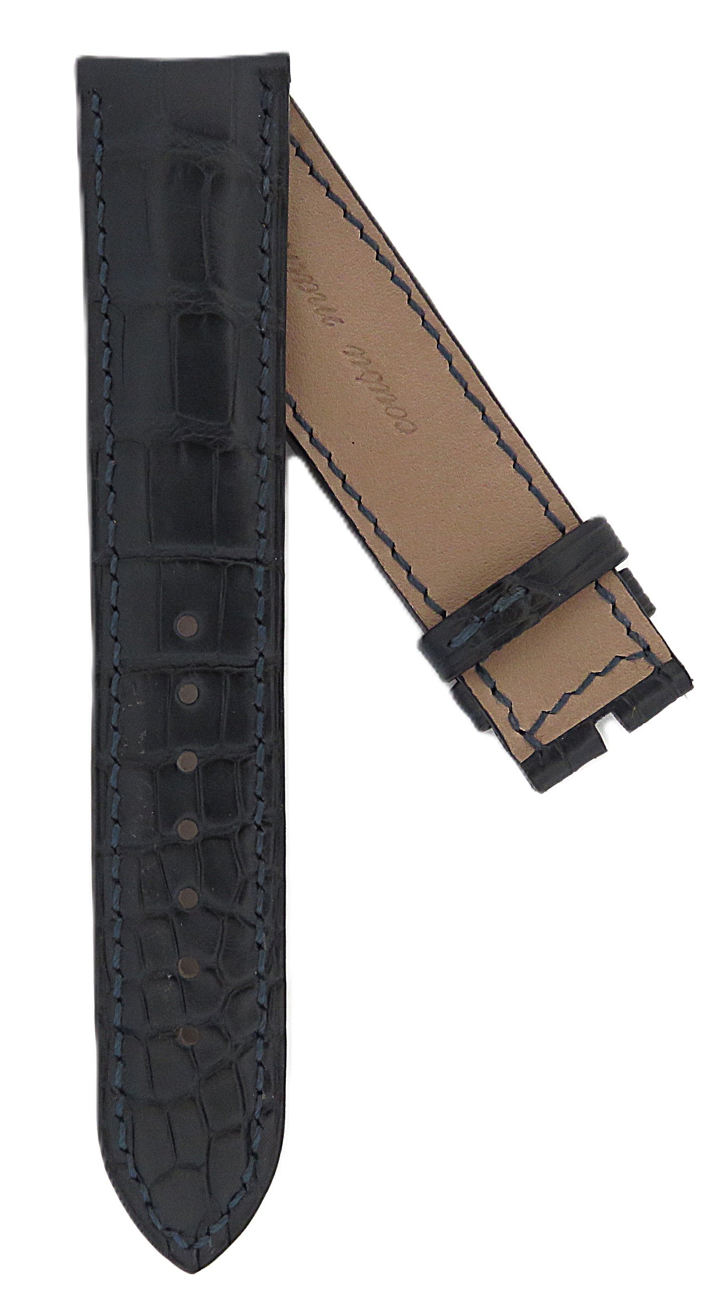 TAG Heuer Carrera FC8160 CV5040 Blue Alligator Strap 20mm - Genuine OEM