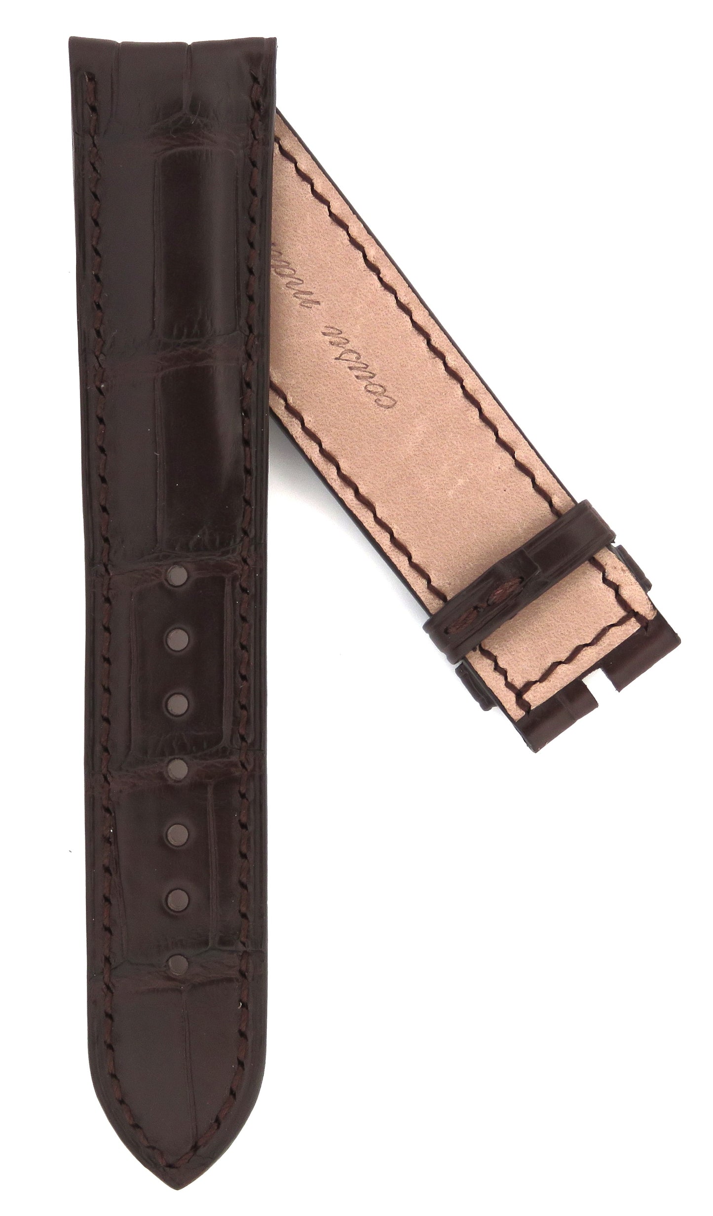 TAG Heuer Carrera FC8164 CV5041 Chestnut Alligator Strap 20mm - Genuine OEM