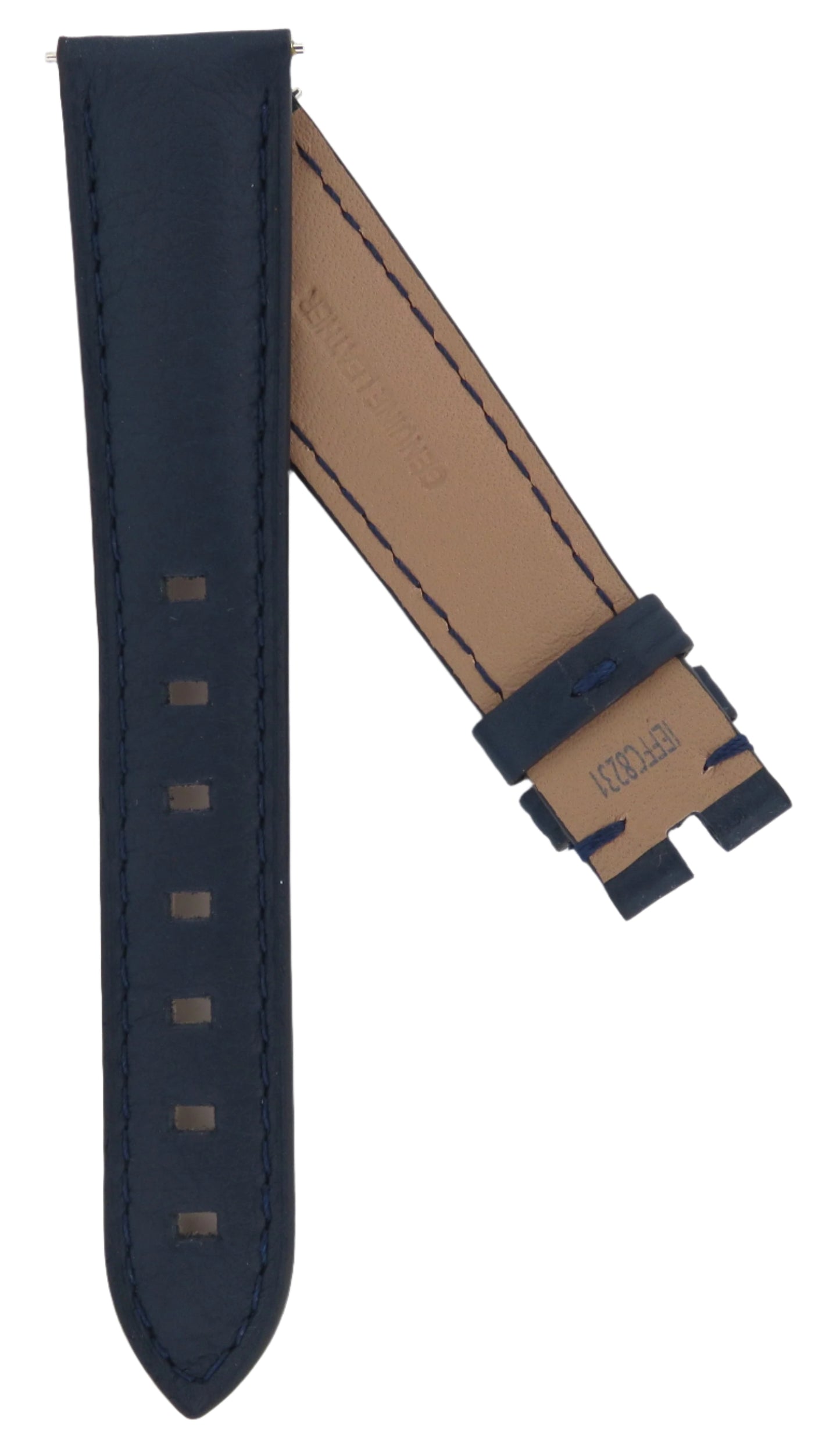 TAG Heuer Formula 1 FC8231 WBJ1312 Blue Calfskin Strap 17.5mm - Genuine OEM