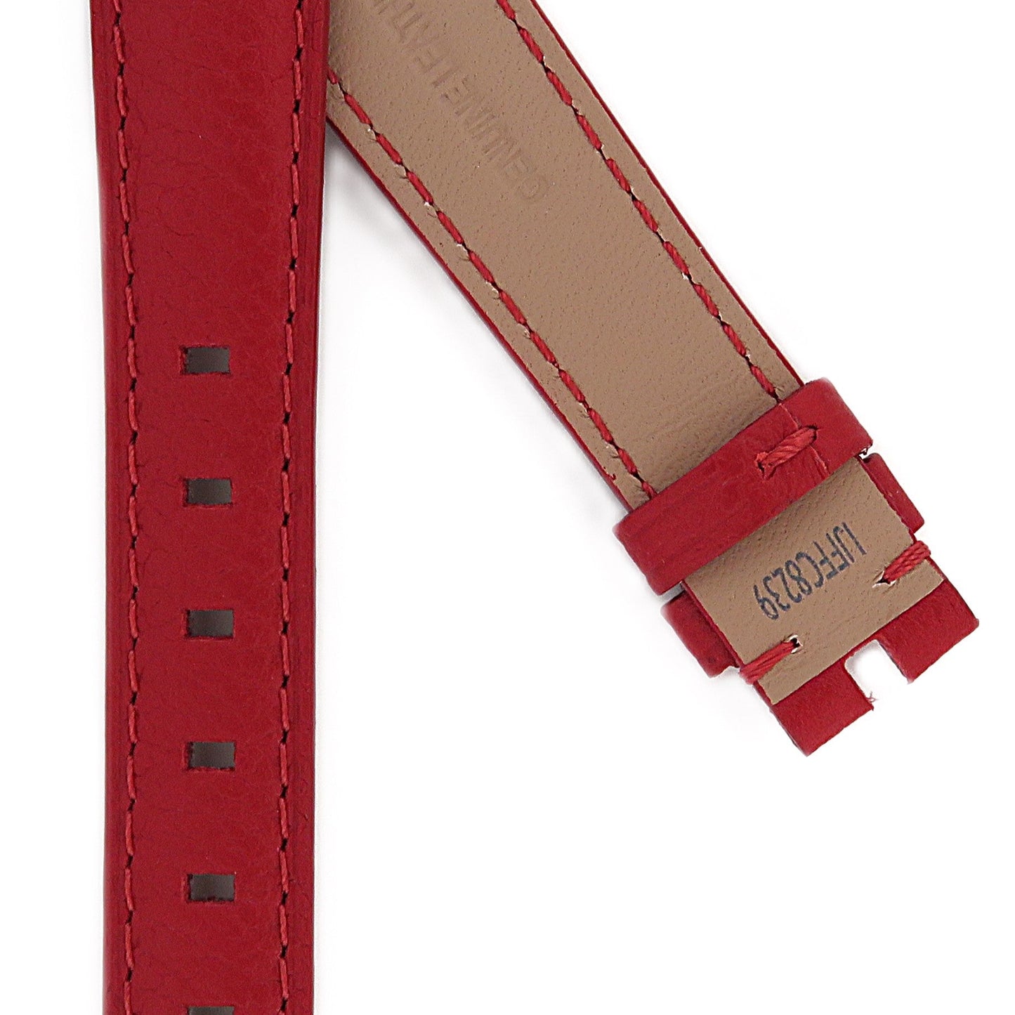 TAG Heuer Formula 1 FC8239 WBJ1412 Red Calfskin Strap 15.5mm - Genuine OEM