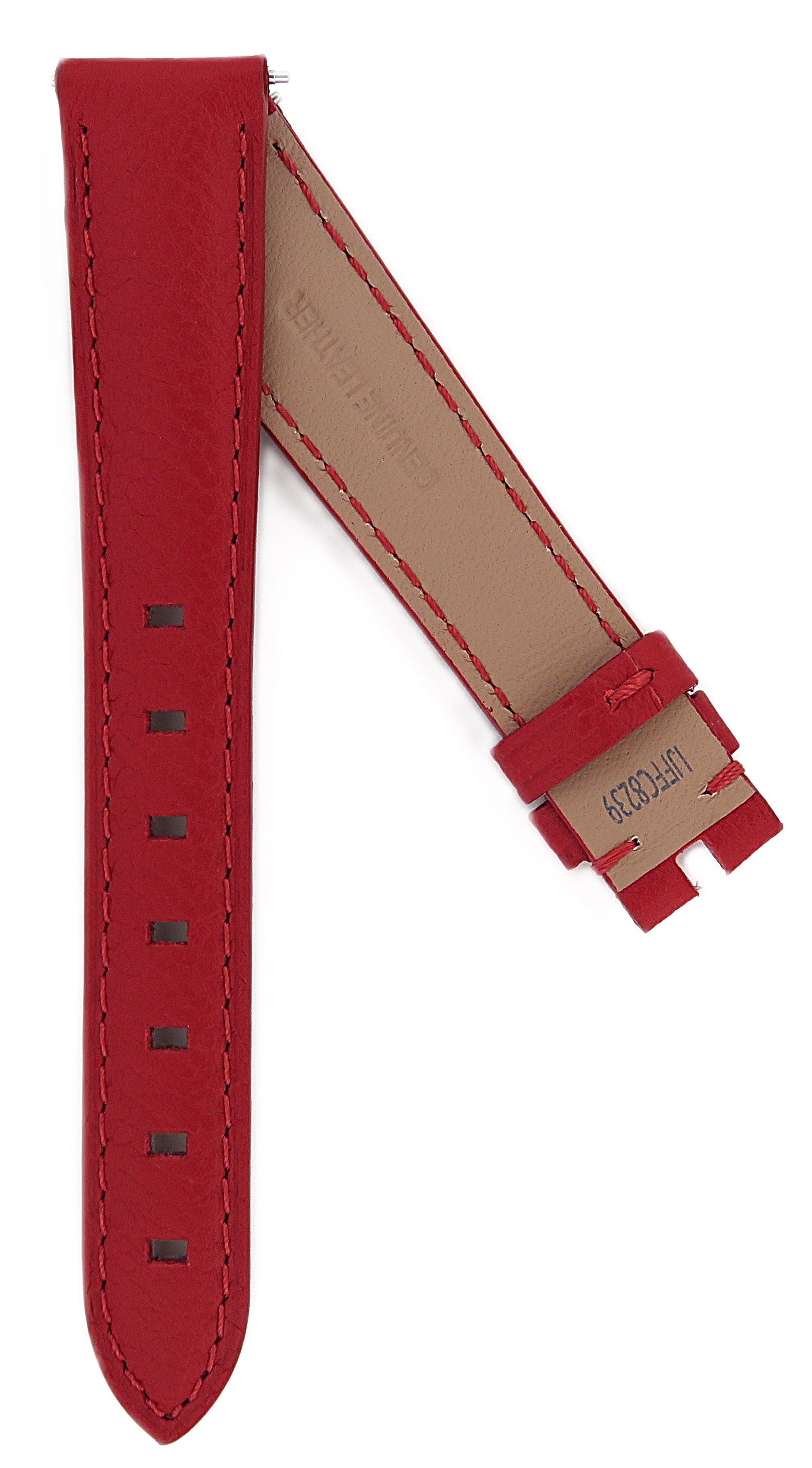 TAG Heuer Formula 1 FC8239 WBJ1412 Red Calfskin Strap 15.5mm - Genuine OEM
