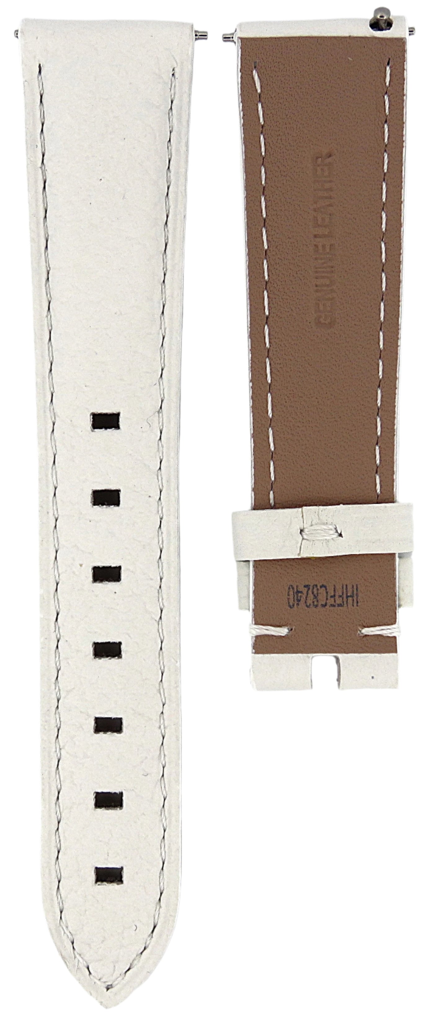TAG Heuer Formula 1 FC8240 WBJ1312 White Calfskin Strap 17.5mm - Genuine OEM