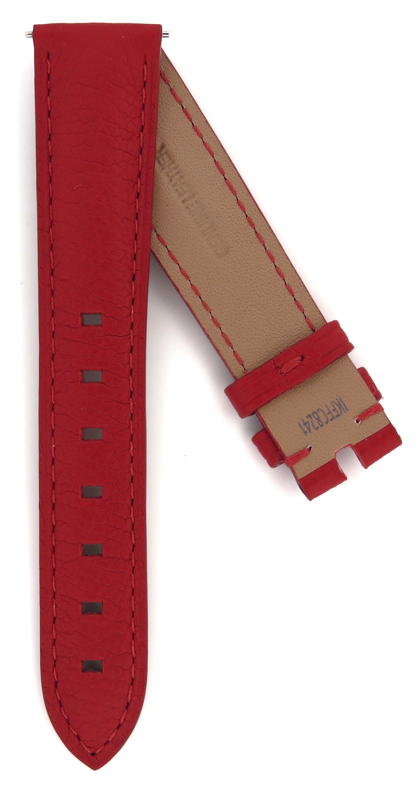 TAG Heuer Formula 1 FC8241 WBJ1312 Red Calfskin Strap 17.5mm - Genuine OEM