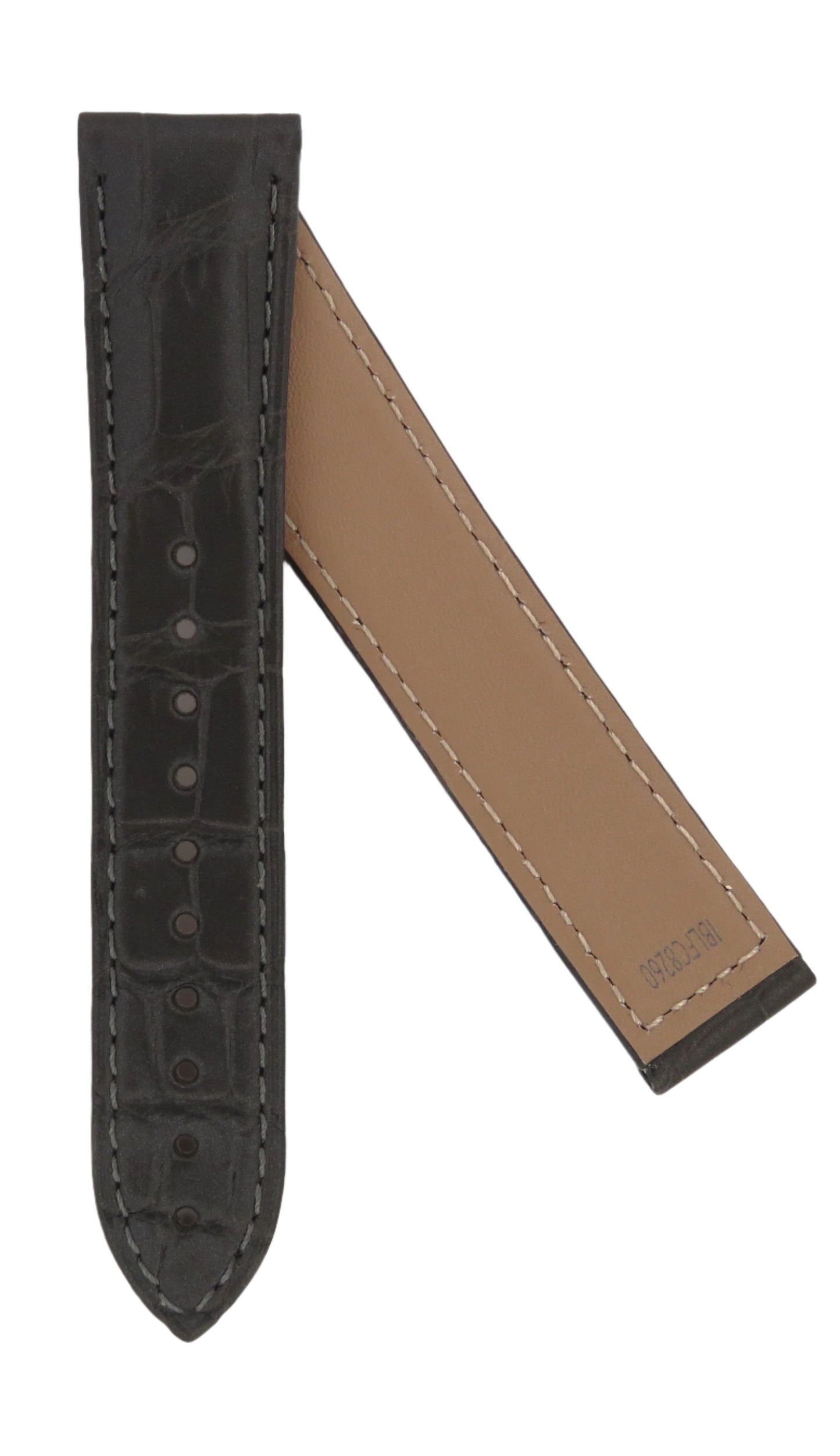 TAG Heuer Carrera FC8260 WBK1313 Matte Grey Alligator Strap 18mm - Genuine OEM