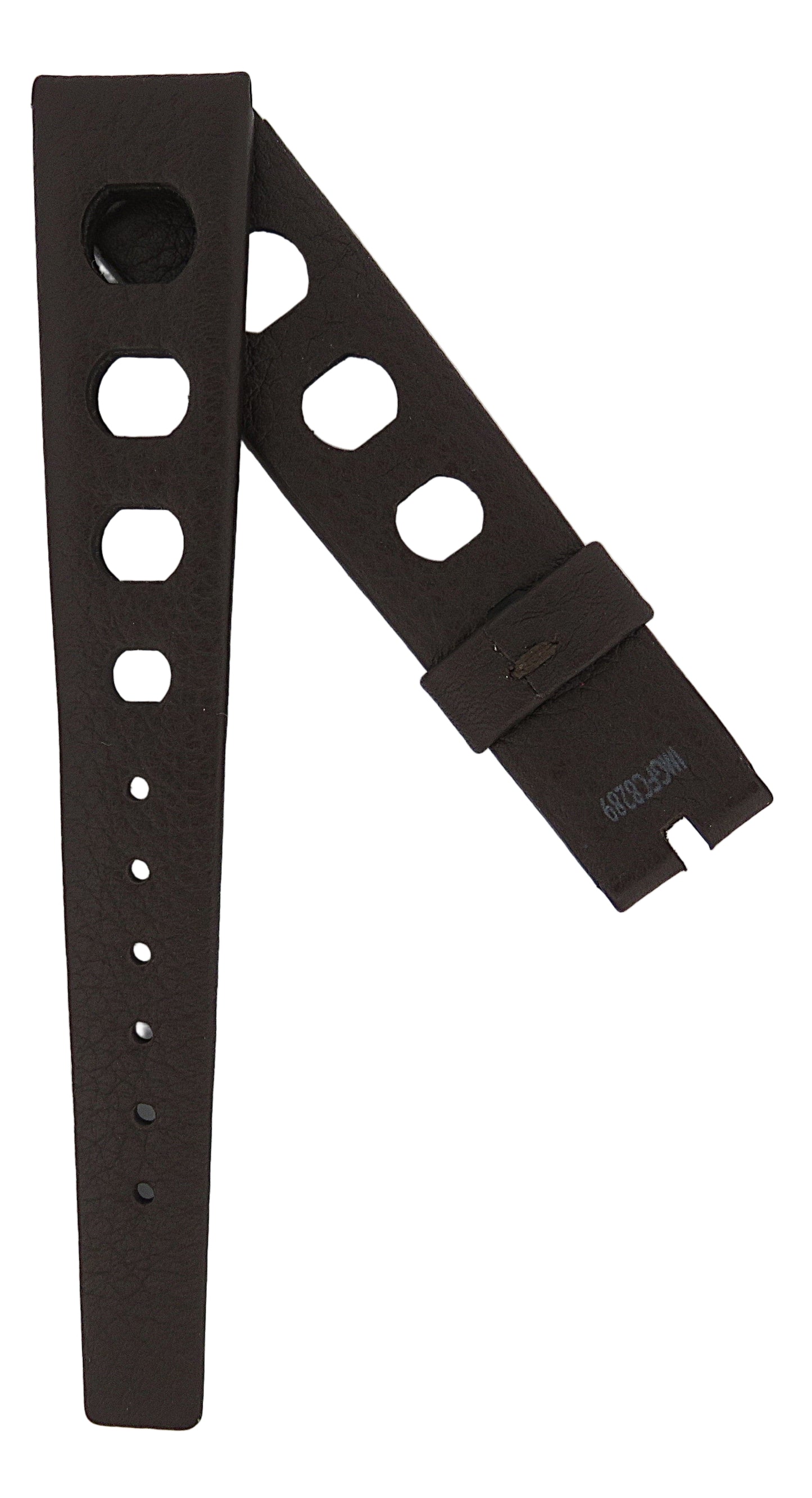 TAG Heuer Vintage Carrera FC8289 Brown with Large Holes Calfskin Strap 18mm - Genuine OEM