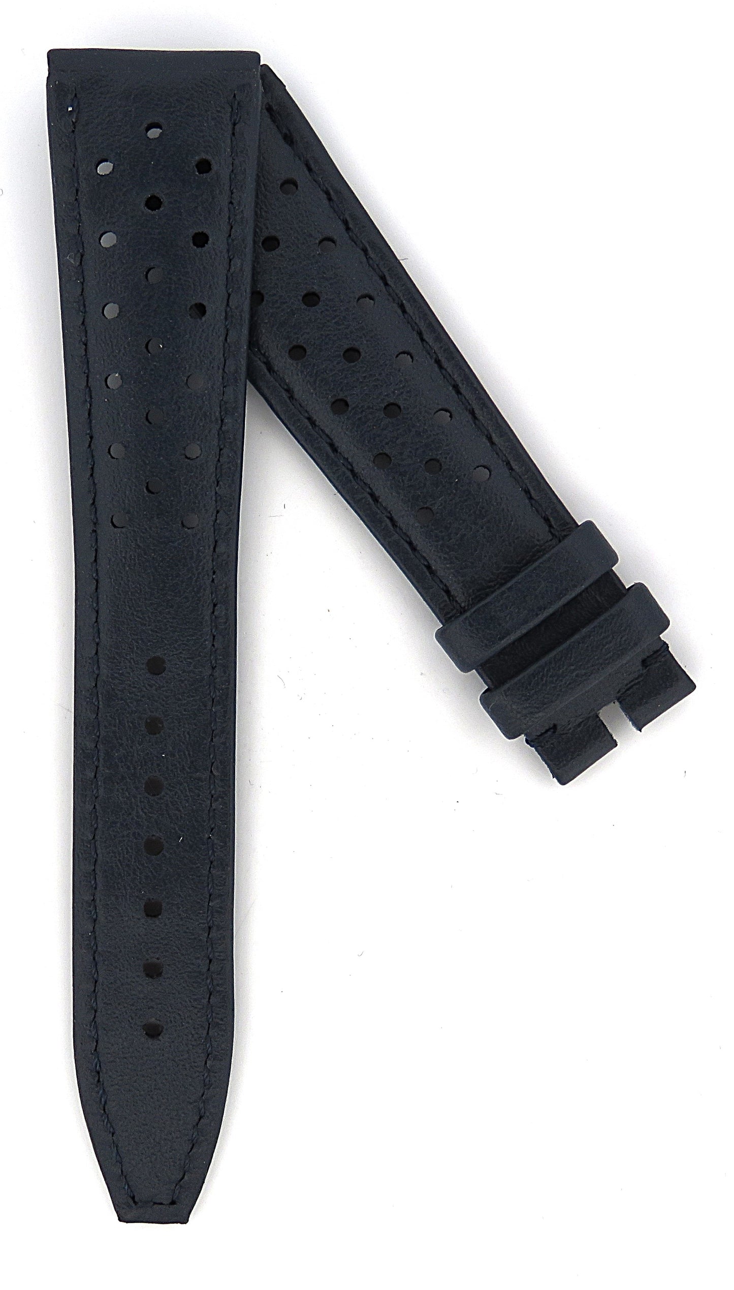 TAG Heuer Vintage Autavia FC8296 Blue with Small Holes Calfskin Strap 20mm - Genuine OEM