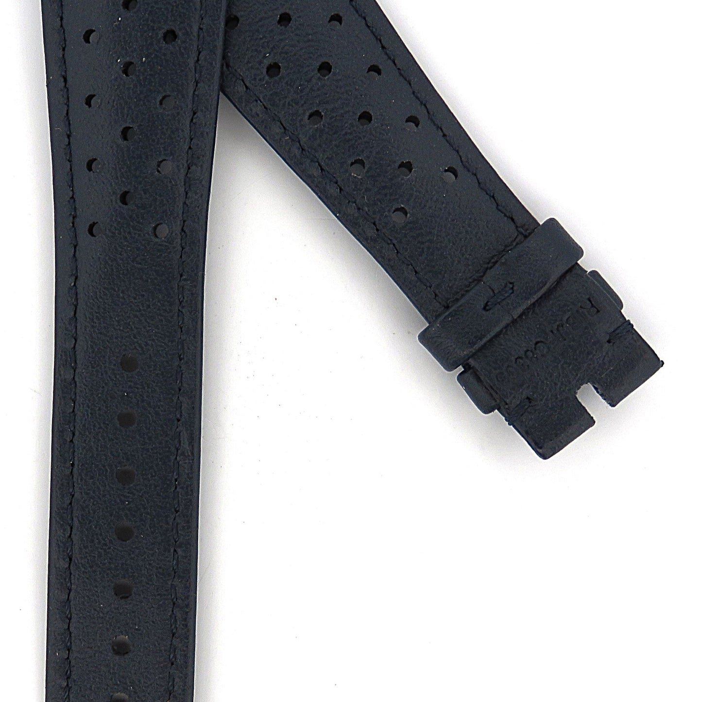 TAG Heuer Vintage Monaco FC8303 Blue with Small Holes Calfskin Strap 22mm - Genuine OEM
