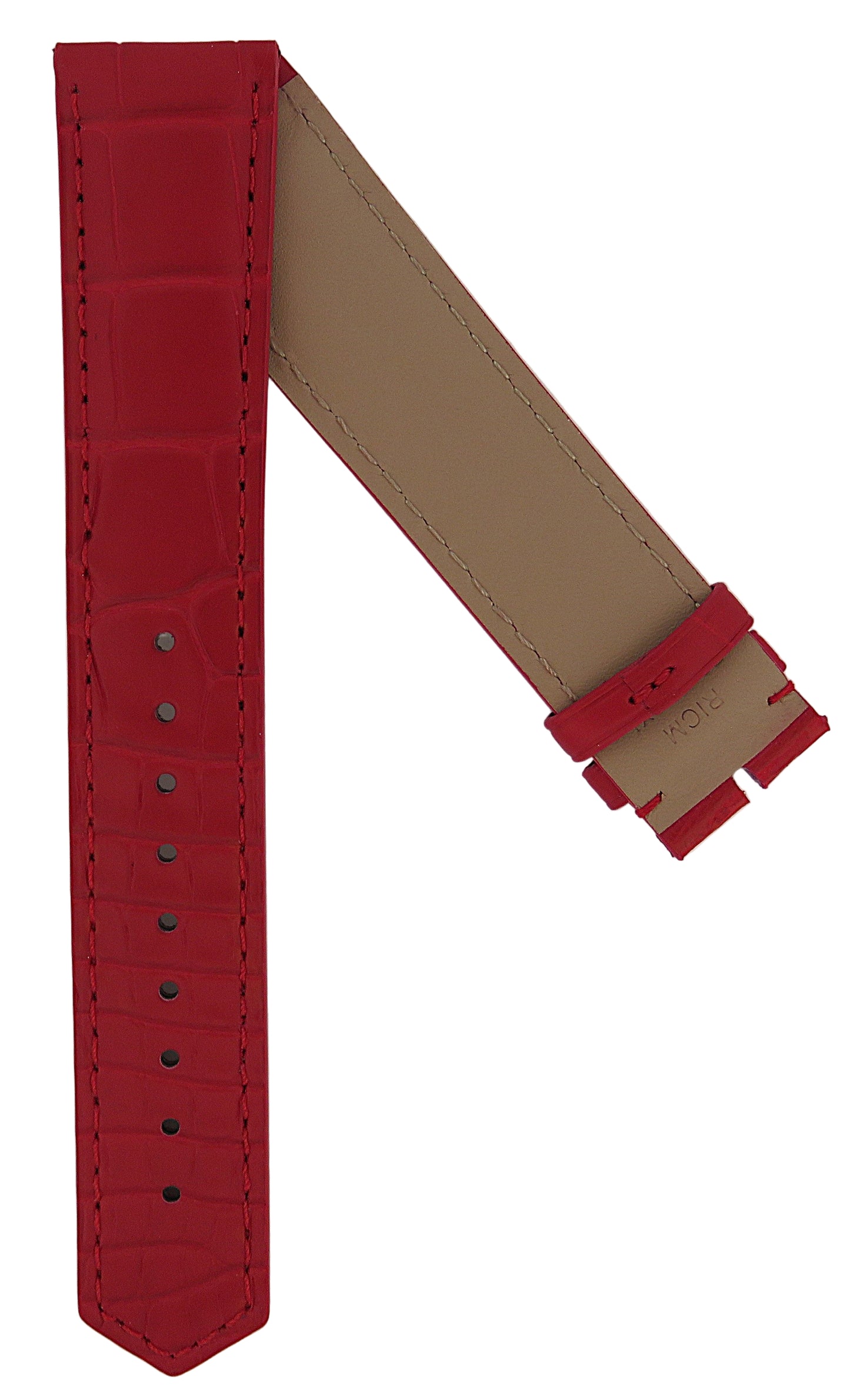 TAG Heuer Carrera FC8316XL CBN2045 Red Alligator Strap 22mm - Genuine OEM
