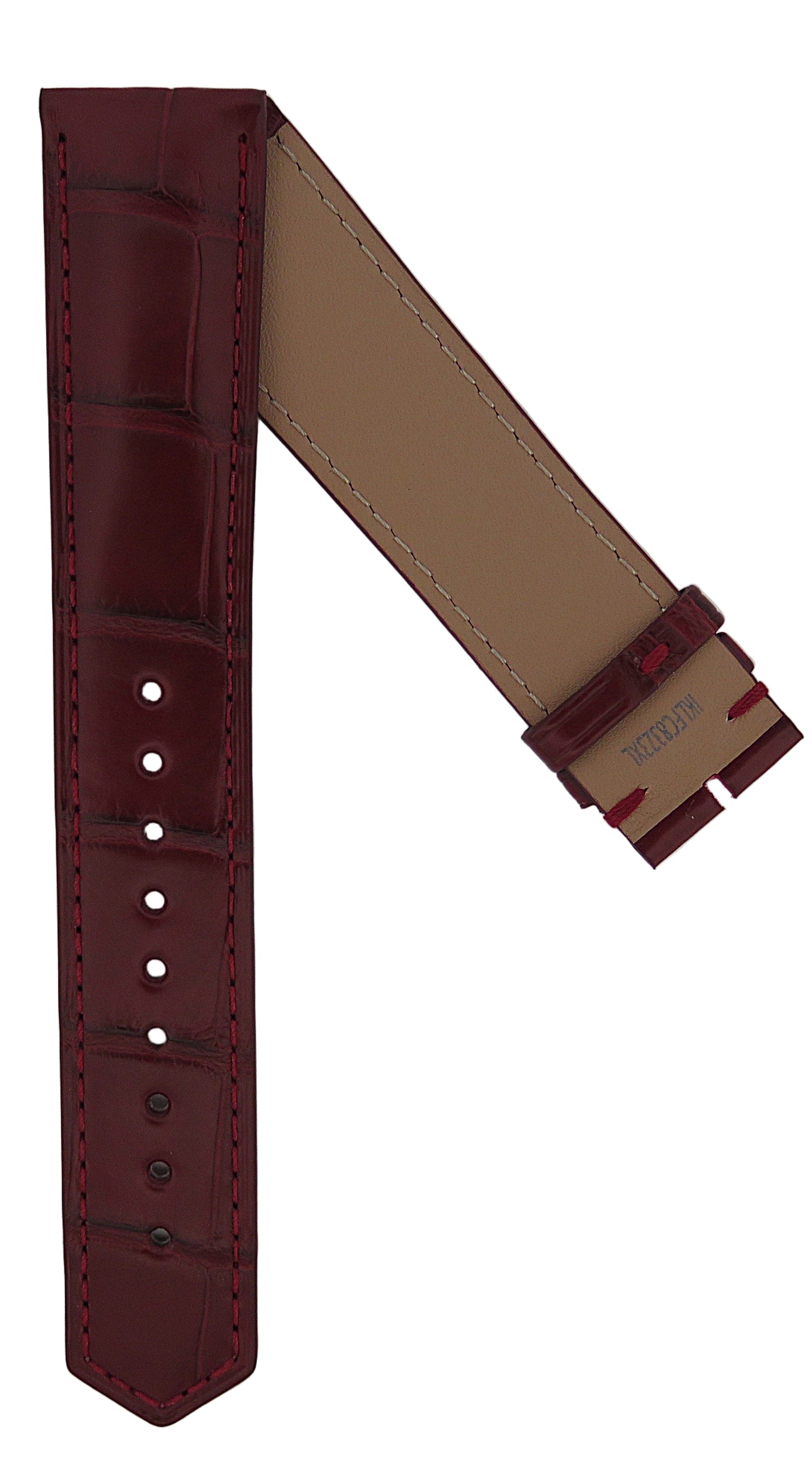 TAG Heuer Carrera FC8323XL CBN2048 Red Alligator Strap 22mm - Genuine OEM
