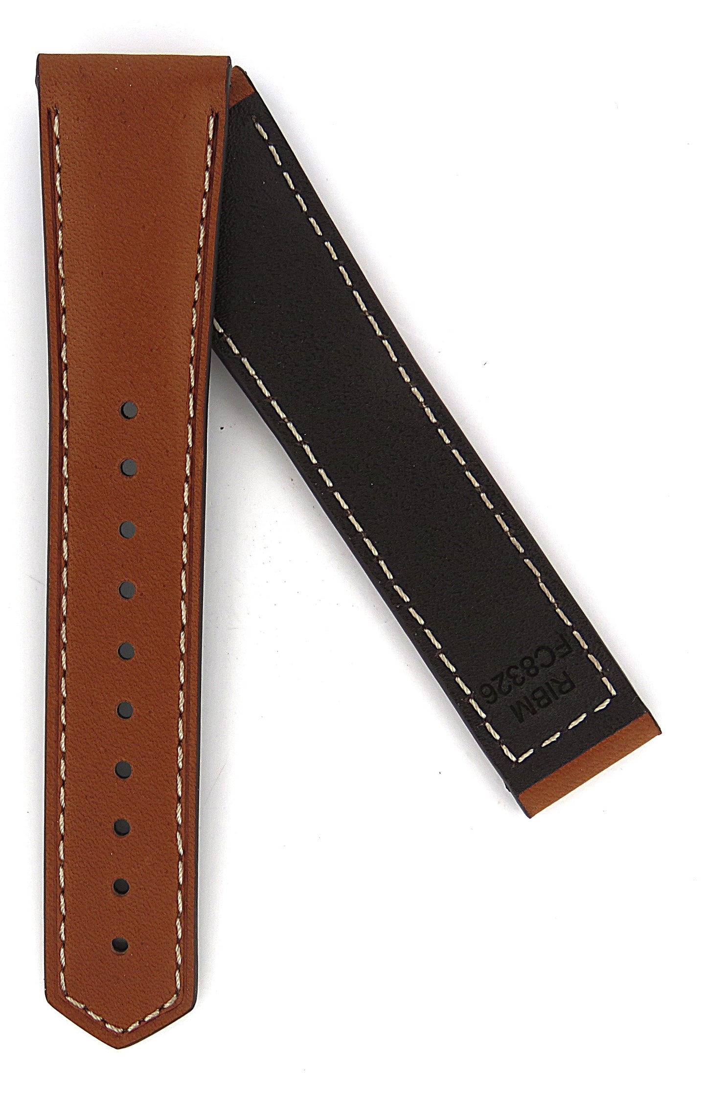 TAG Heuer Carrera FC8326 WBN2310 Chestnut Calfskin Strap 19mm - Genuine OEM