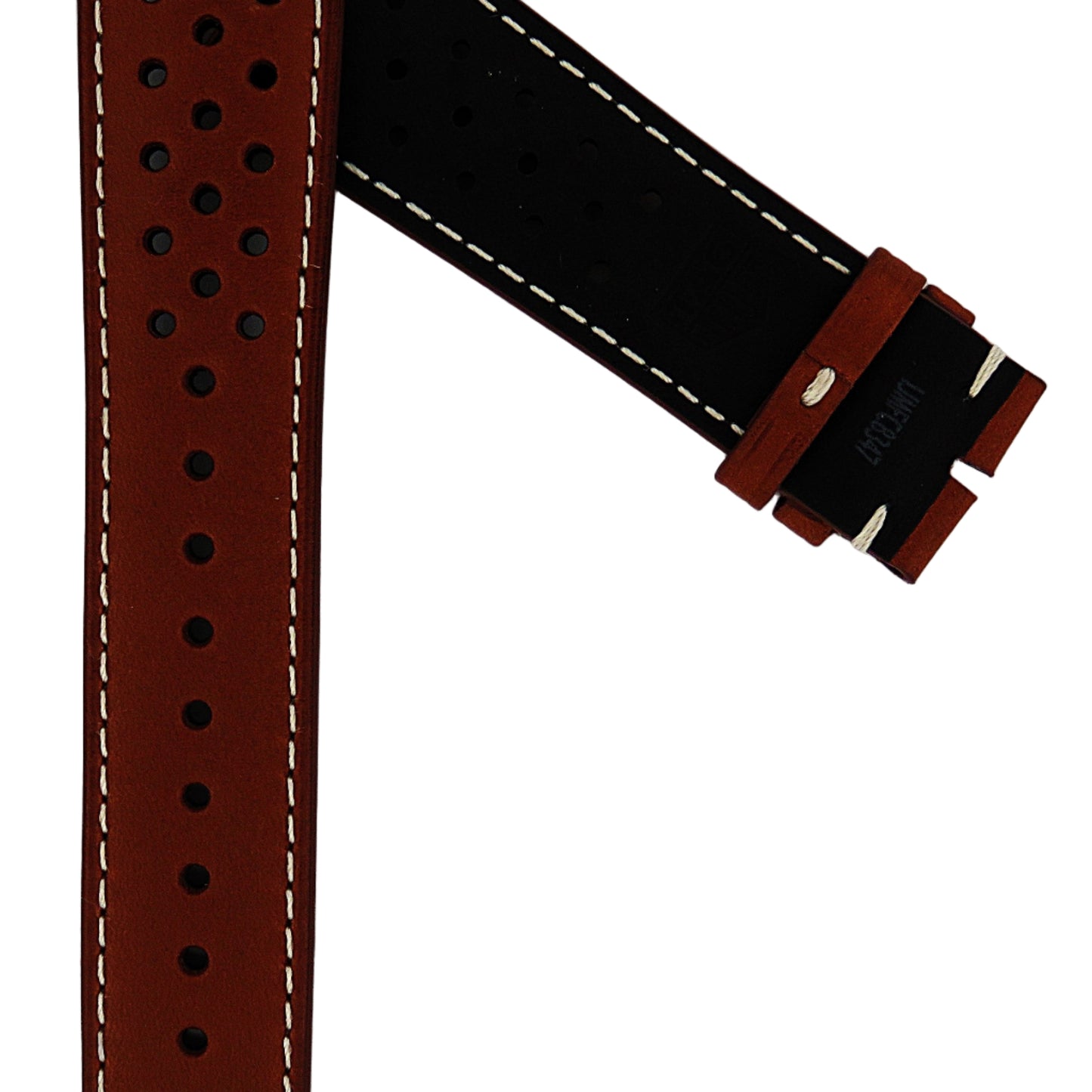 TAG Heuer Carrera FC8347 CBS2041 Chestnut with Beige Stitching Calfskin Strap 22mm - Genuine OEM