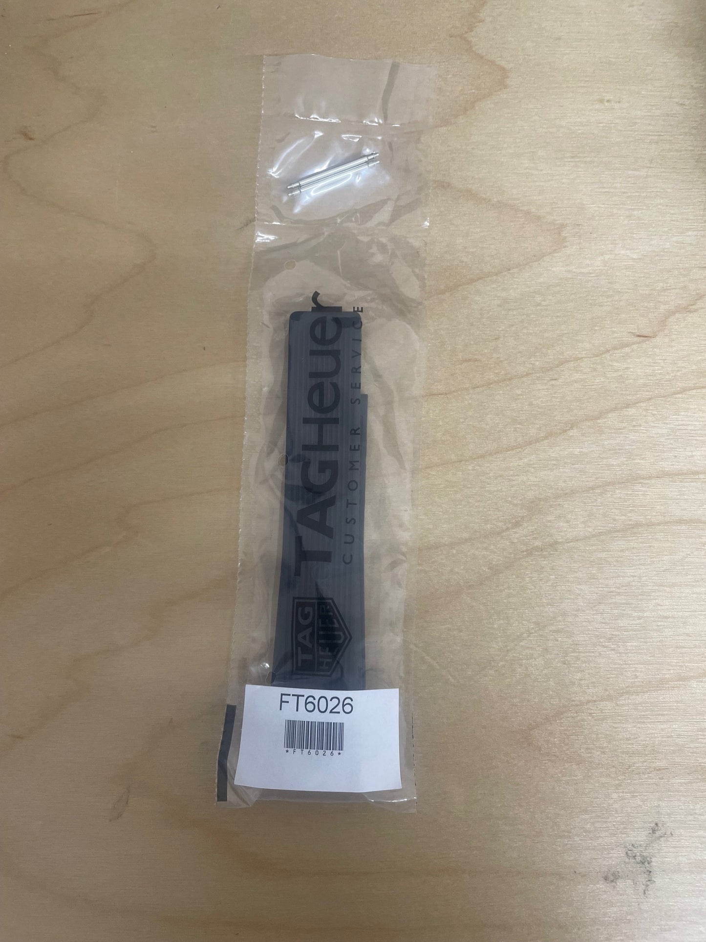 TAG Heuer Formula 1 F1 FT6026 CAH1010 Black Rubber Strap 22mm - Genuine OEM