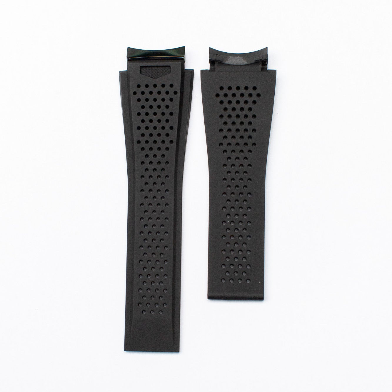 TAG Heuer Carrera FT6143 CBG2010 Black Rubber Strap 21.5mm - Genuine OEM