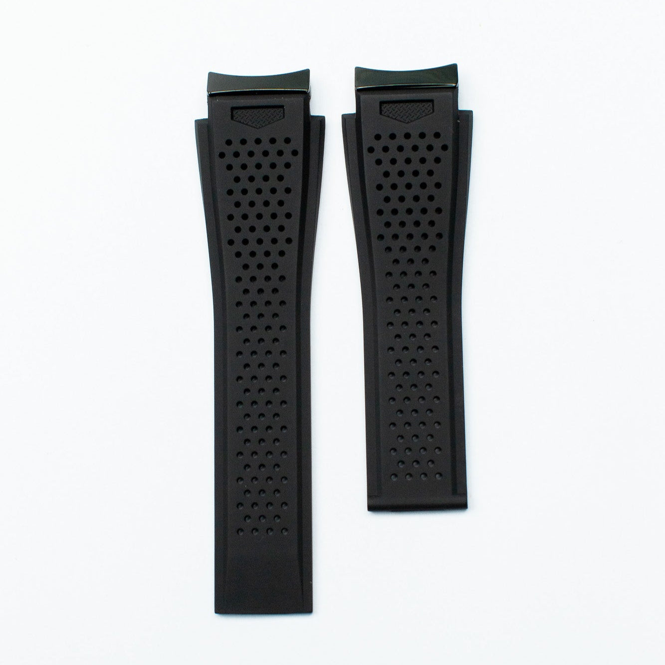 TAG Heuer Carrera FT6145 CBG2090 Black Rubber Strap 21.5mm - Genuine OEM