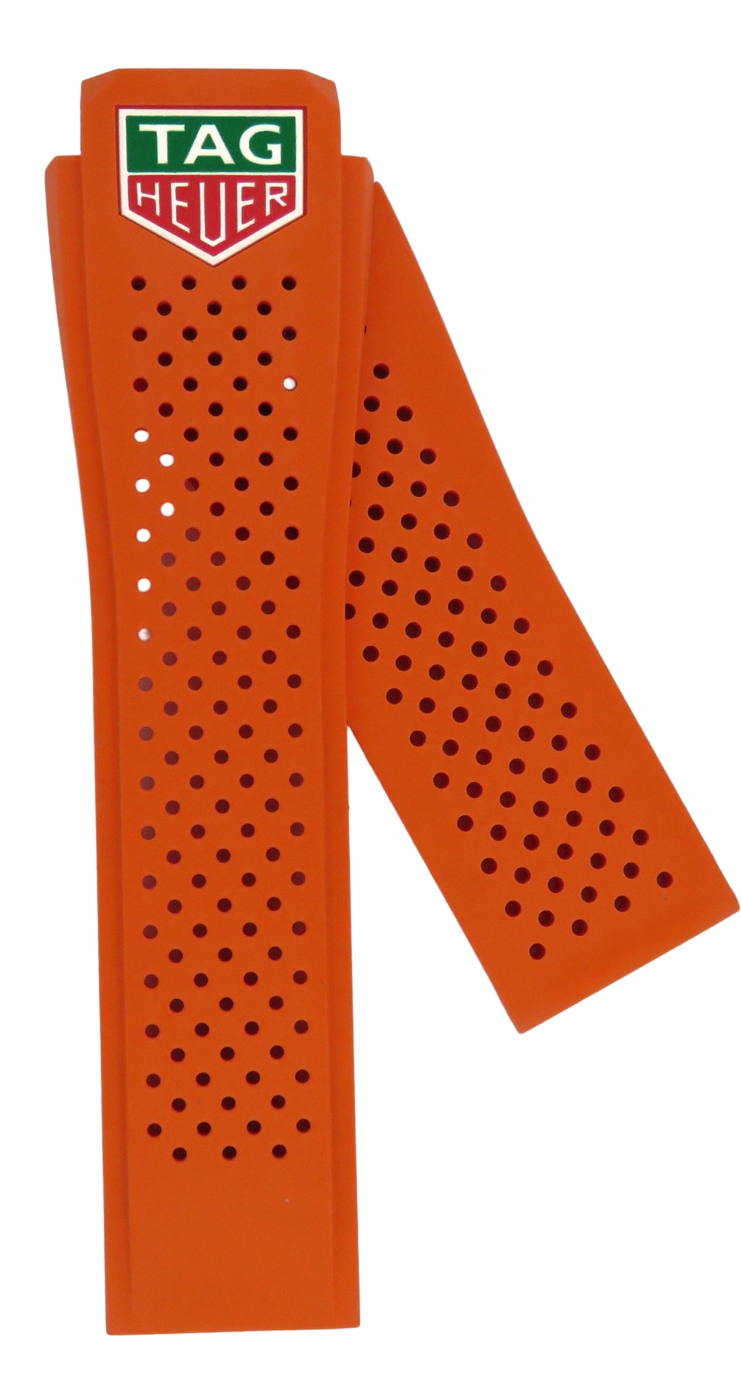 TAG Heuer Connected II Modular FT6158 SBF8A5000 Orange Rubber Strap 22mm - Genuine OEM