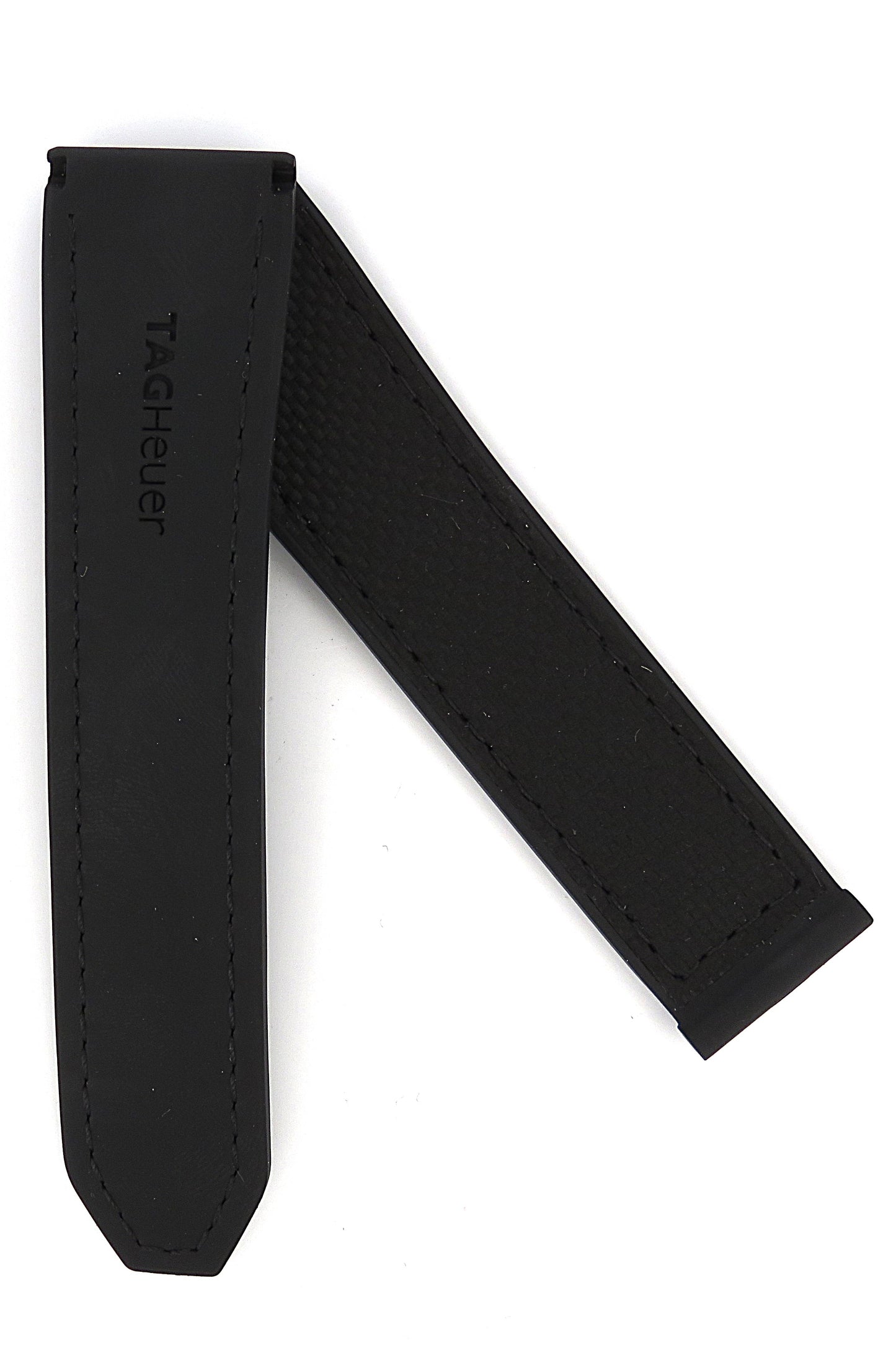 TAG Heuer Monaco FT6236 CBL2183 Blue Rubber Strap 22mm - Genuine OEM