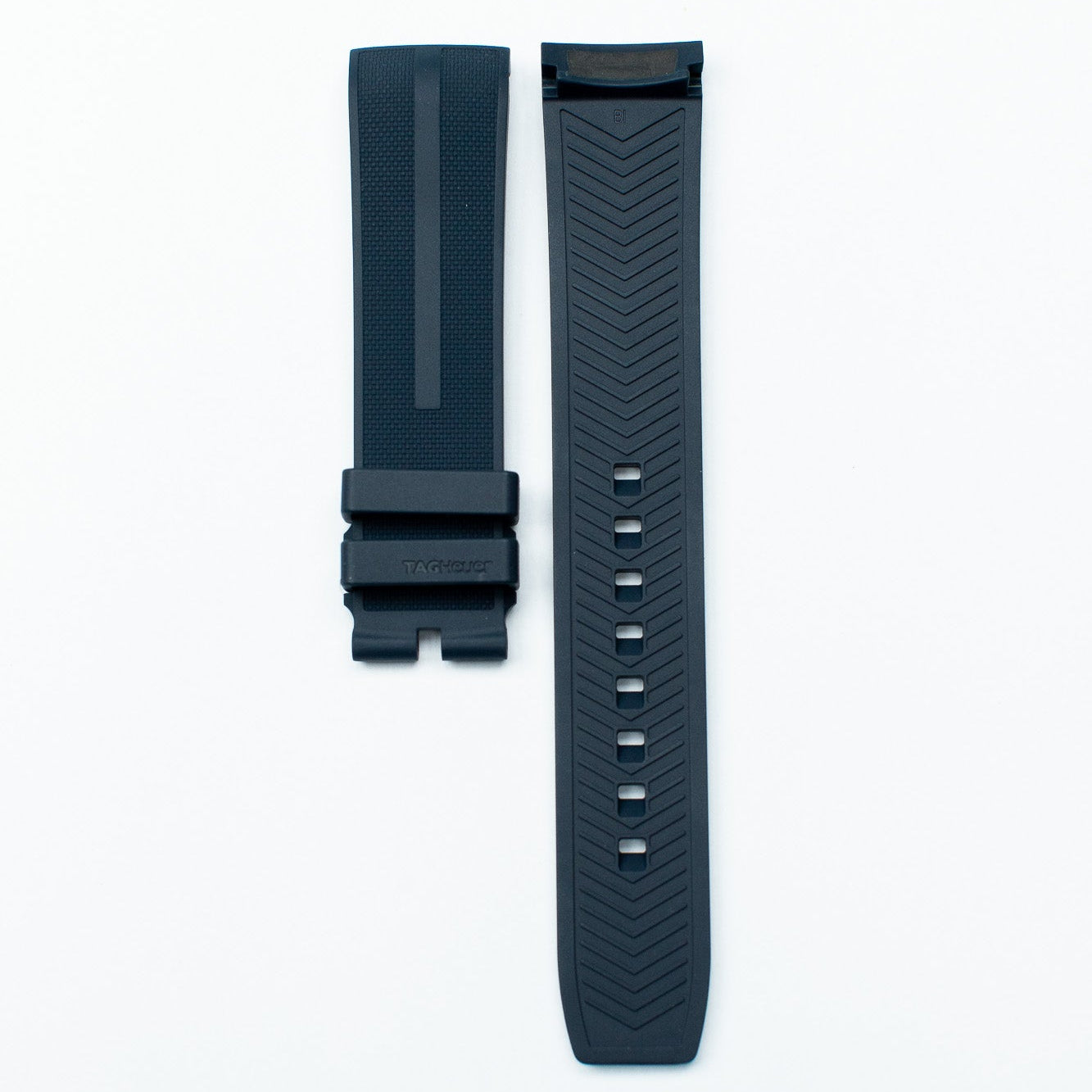 TAG Heuer Formula 1 FT8052 CAZ101AL Blue Rubber Strap 21.5mm - Genuine OEM