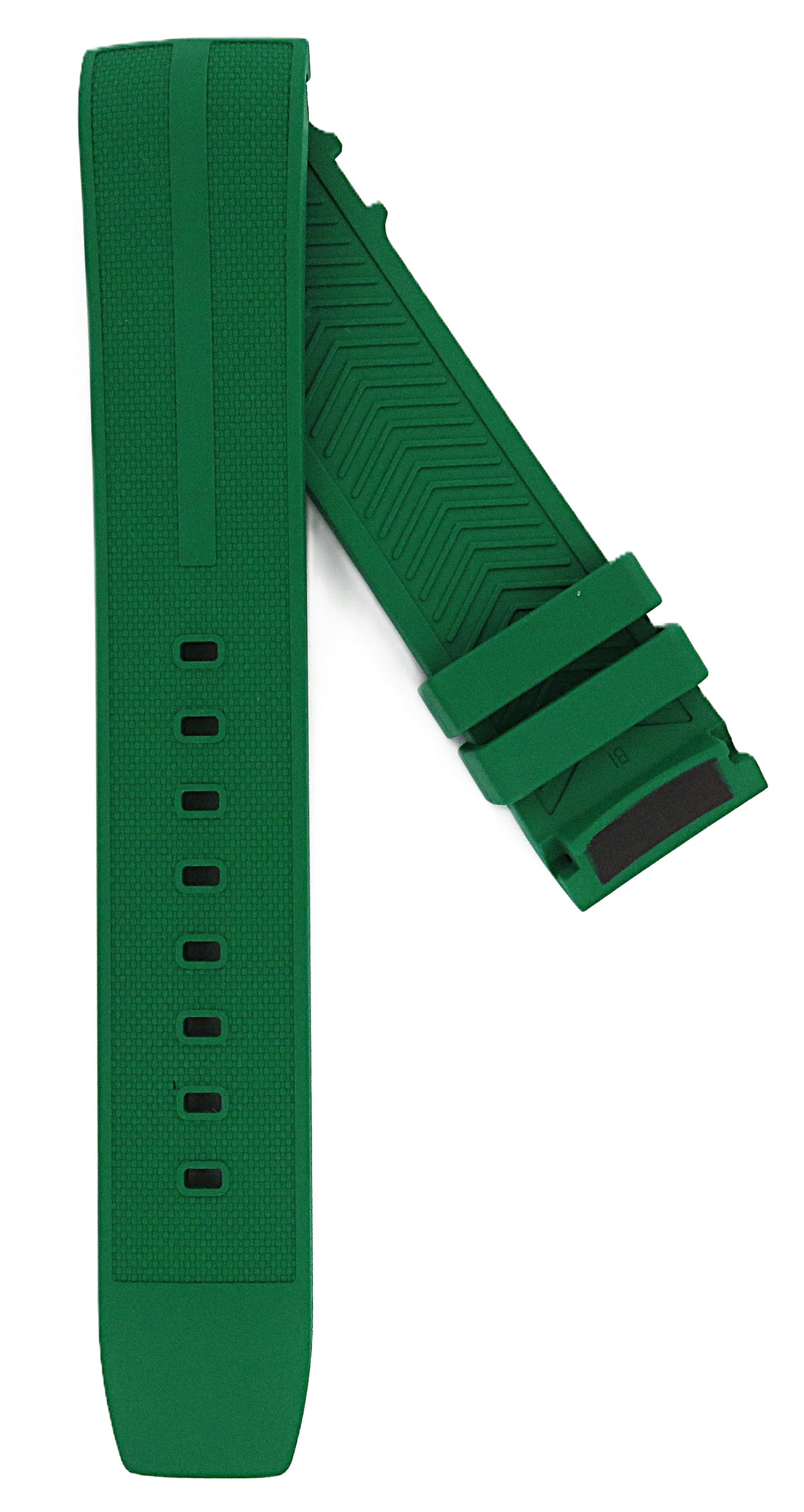 TAG Heuer Formula 1 FT8056-00 CAZ101AP Green Rubber Strap 21.5mm - Genuine OEM