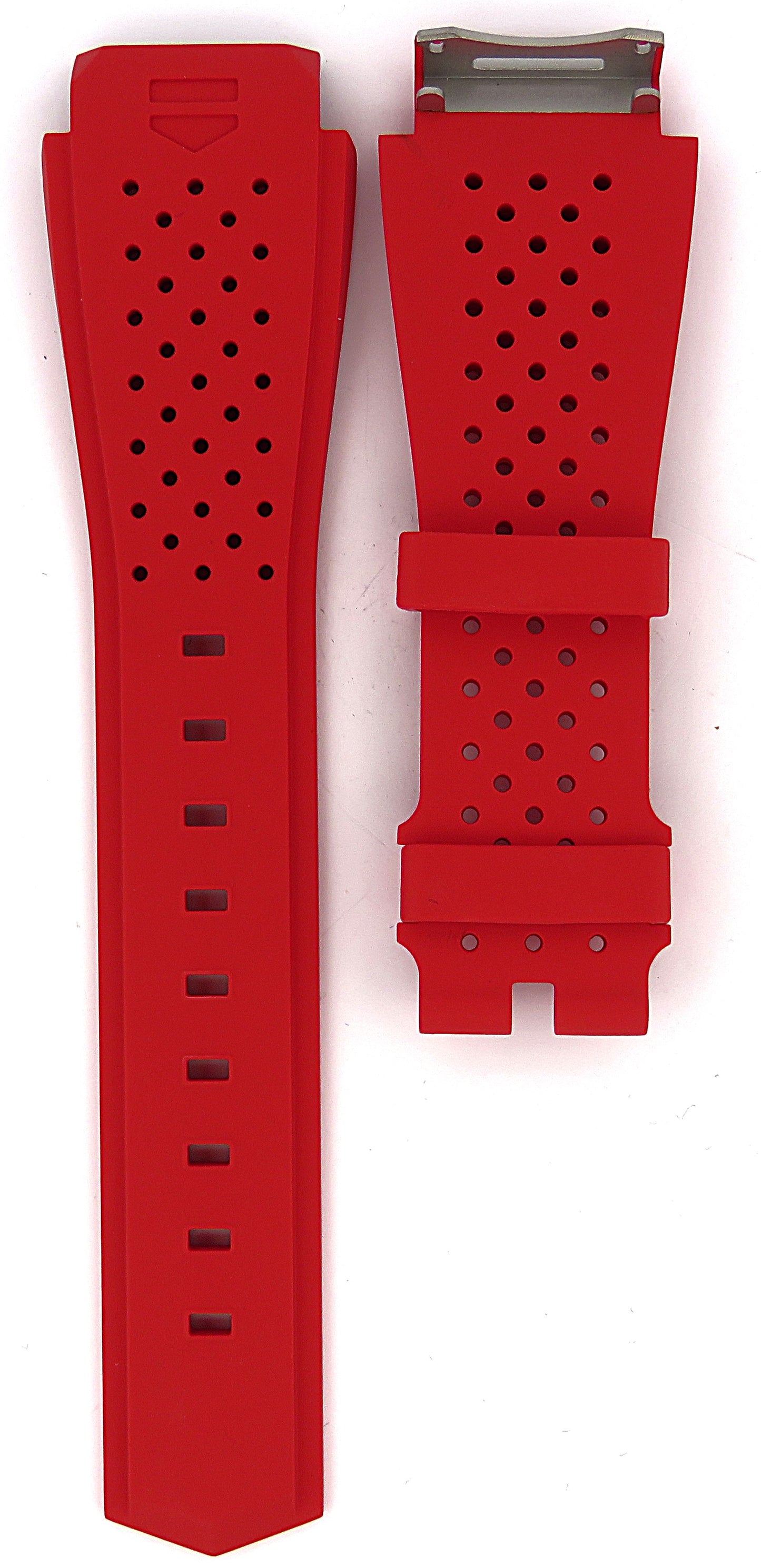 TAG Heuer Connected Modular 41 FTX8033 SBF818000 Red Rubber Strap 20mm - Genuine OEM