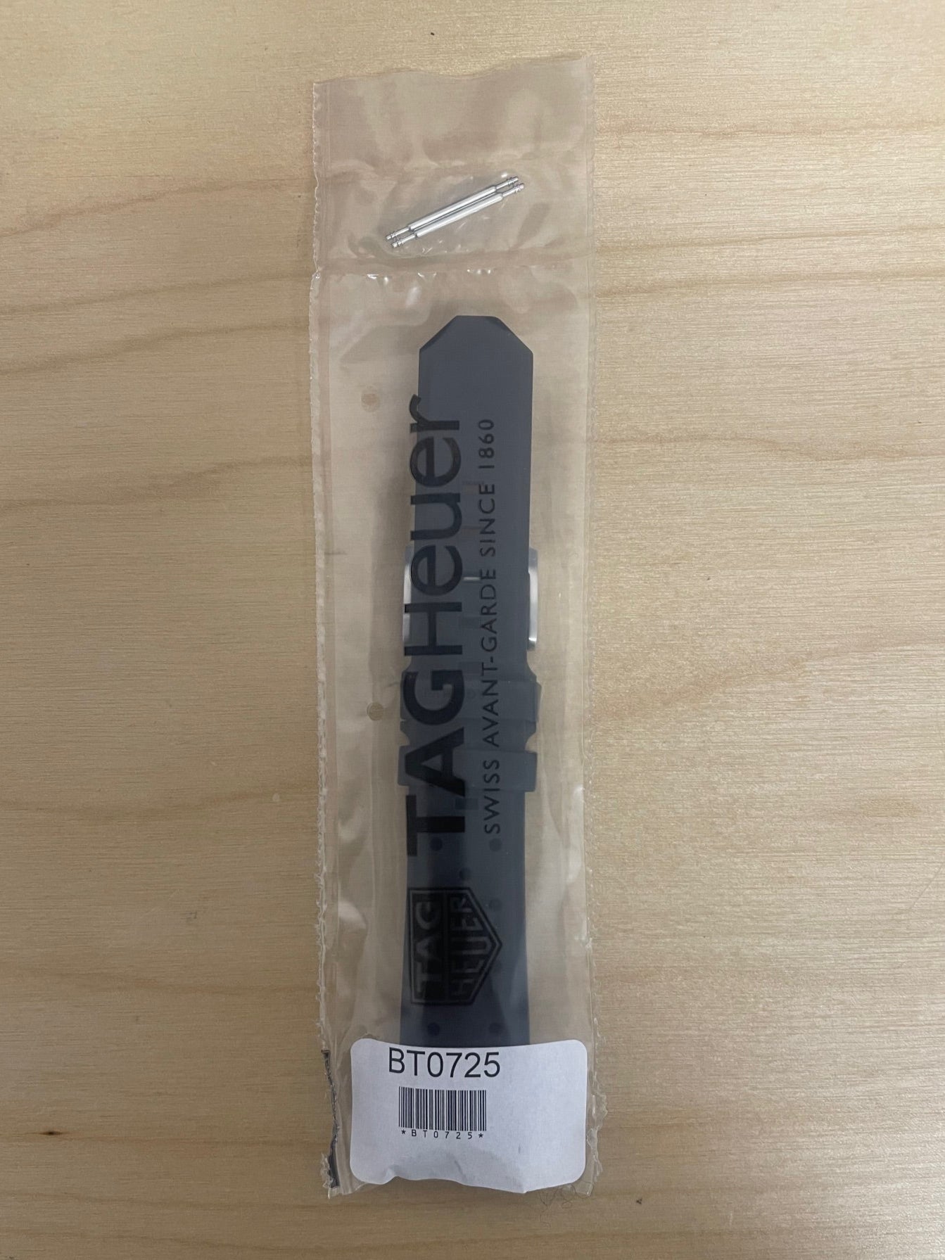 TAG Heuer Formula 1 F1 BT0725 Black Rubber Strap 19.6mm - Genuine OEM