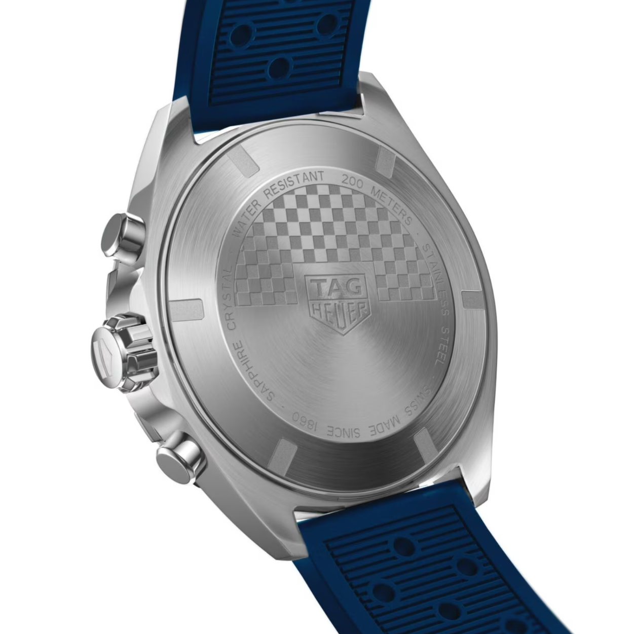 TAG Heuer Formula 1 Chronograph FT8099 Blue Rubber Strap 21.5mm - Genuine OEM