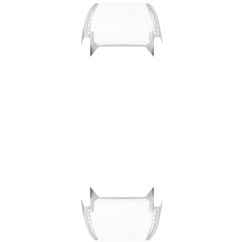 TAG Heuer Connected 41 BT0736 White Rubber/White Leather Strap with Buckle 20mm - Genuine OEM