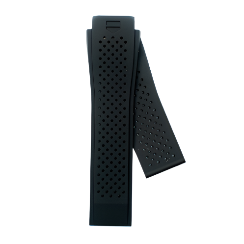 TAG Heuer Connected II Modular 45 FT6076-0 SBF8A5000 Black Rubber Strap 22mm - Genuine OEM