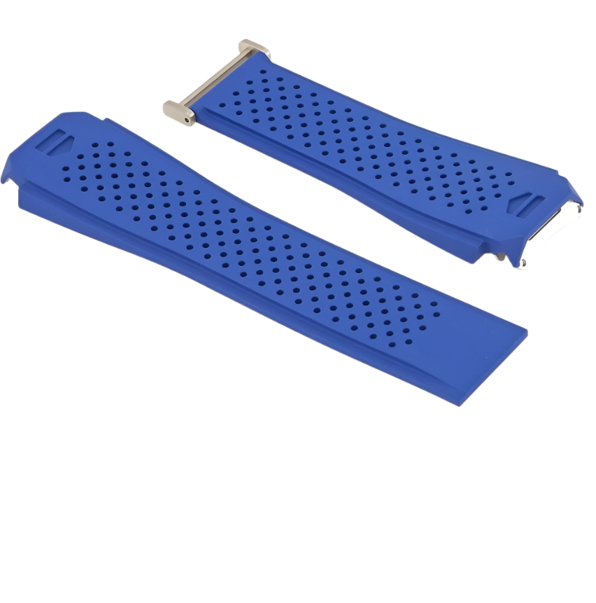 TAG Heuer FT6118 SBF8A5000 Connected Blue Rubber Strap 22mm - Genuine OEM