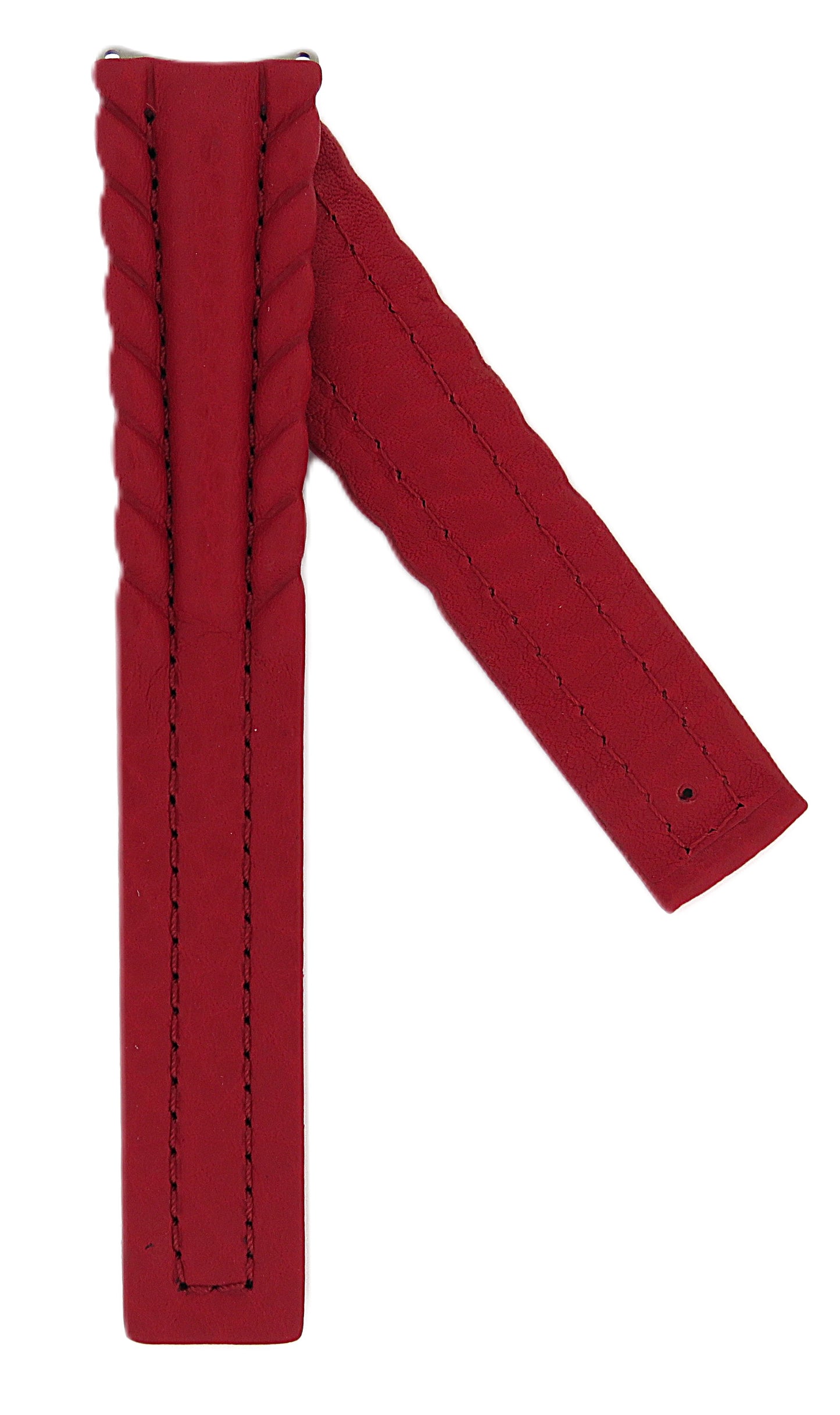 TAG Heuer 6000 FC6039 WH1111 Red Calfskin Strap 19mm - Genuine OEM