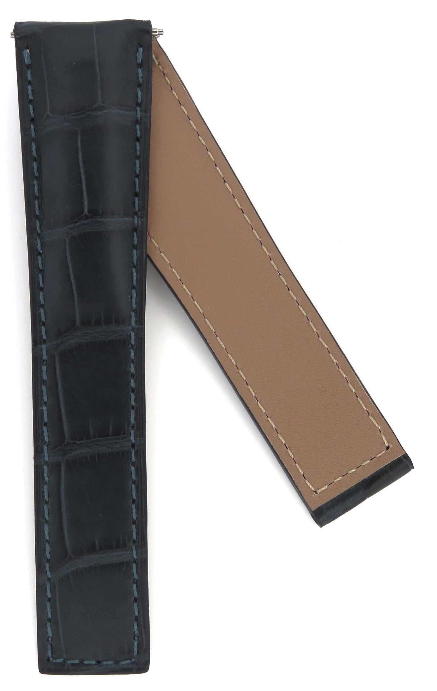 TAG Heuer Monaco FC6240 CAW211A Blue Alligator Leather Strap 22mm - Genuine OEM