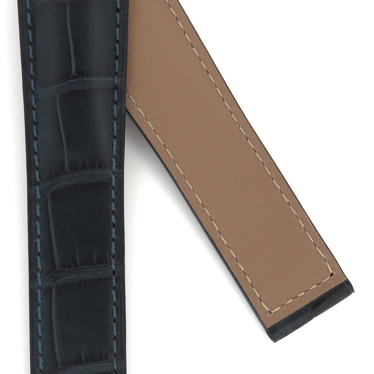 TAG Heuer Monaco FC6240 CAW211A Blue Alligator Leather Strap 22mm - Genuine OEM