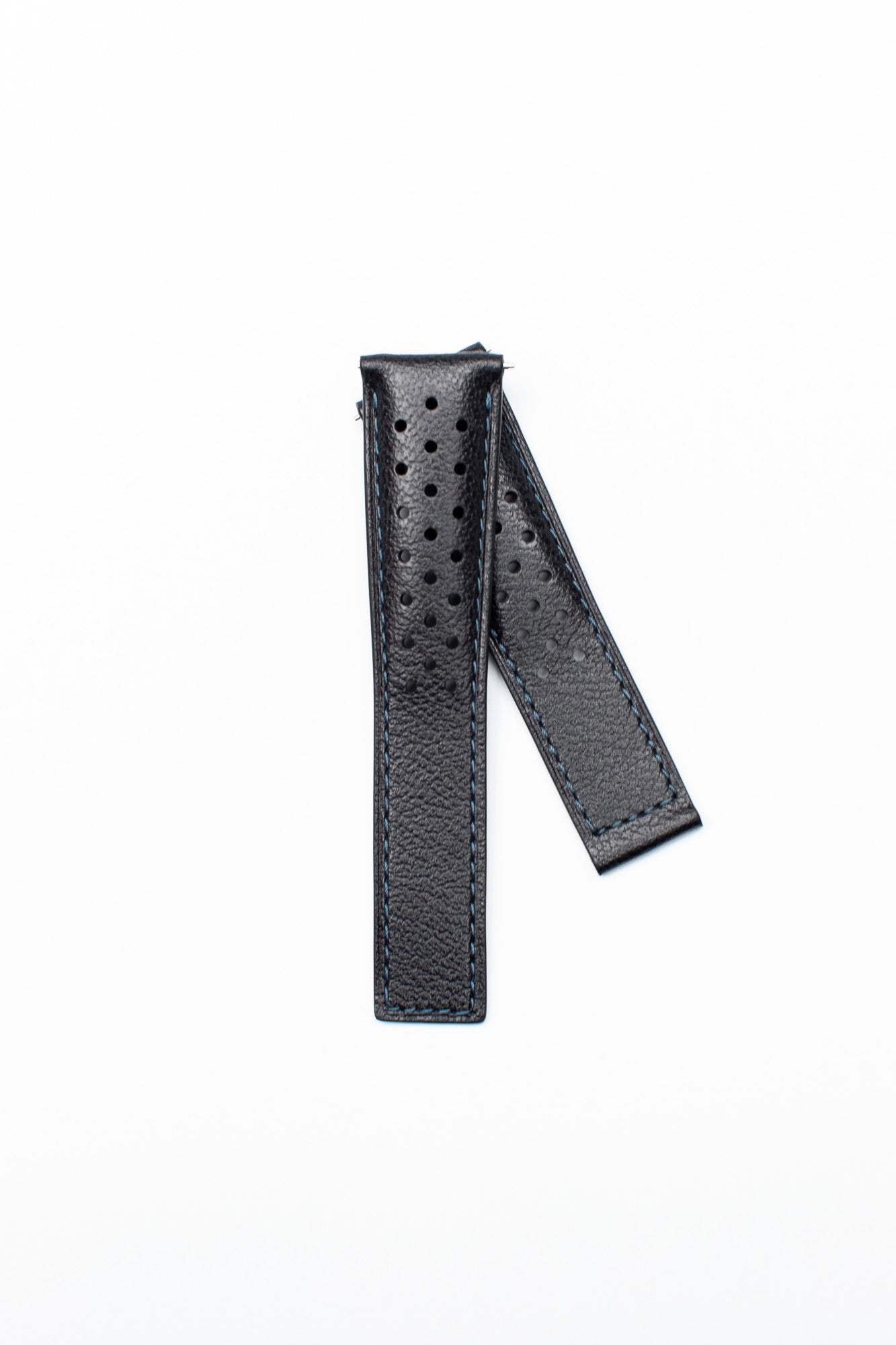 TAG Heuer Monaco FC6300 CAW2111 Blue with holes Alligator Strap 22mm - Genuine OEM