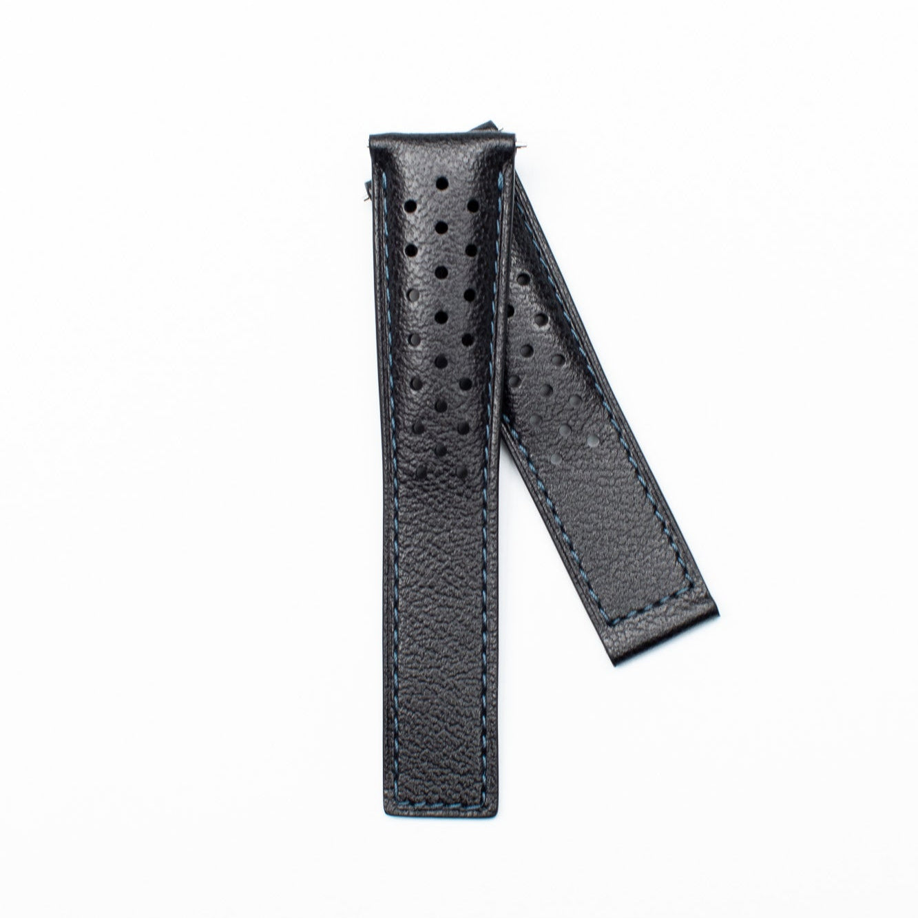 TAG Heuer Monaco FC6300 CAW2111 Blue with holes Alligator Strap 22mm - Genuine OEM