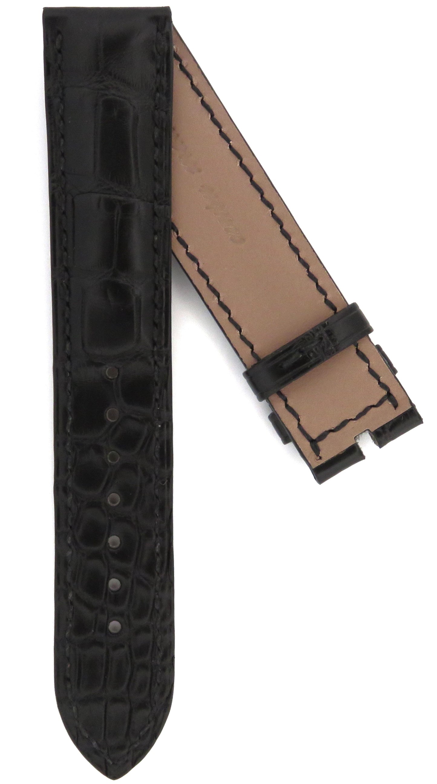 TAG Heuer Carrera FC8159 WAR2140 Black Alligator Strap 19mm - Genuine OEM