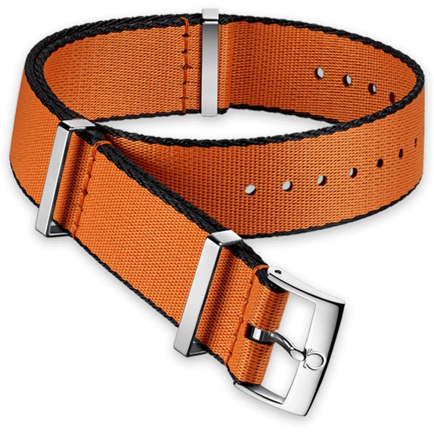 OMEGA NATO Orange Strap 22MM Standard Buckle Ref 031CWZ010650, 7613304233253 – Genuine OEM