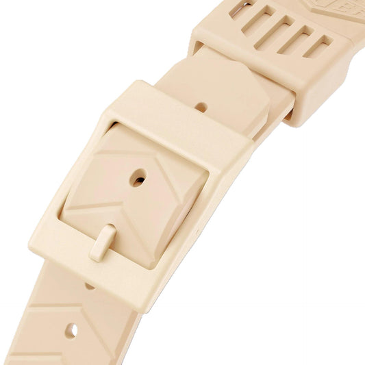 TAG Heuer Formula 1 BT0008 WA126D Beige rubber / micro-blasted beige plastic ardillon buckle 18.2mm - Genuine OEM