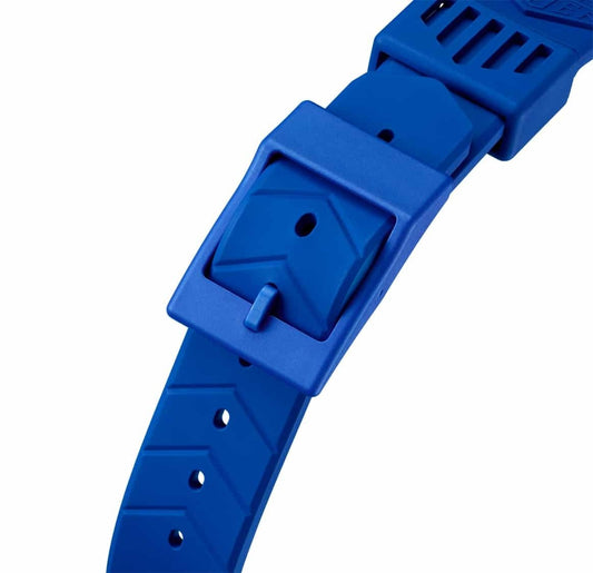TAG Heuer Formula 1 BT0012 WA121J  Blue rubber / micro-blasted blue plastic ardillon buckle 18.09mm - Genuine OEM