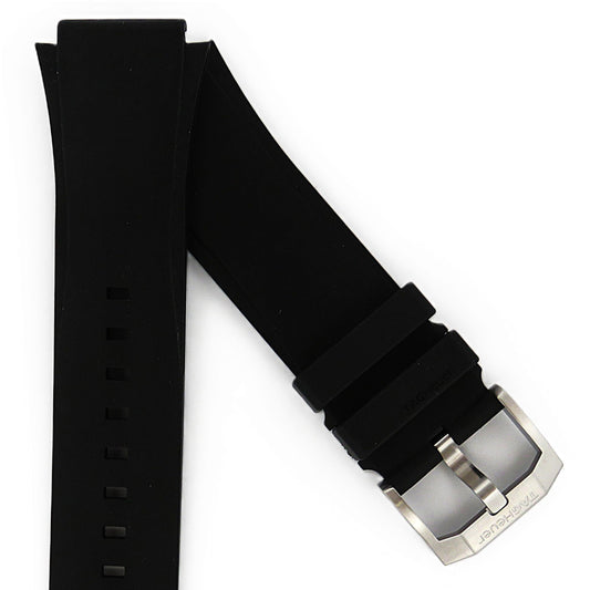 TAG Heuer Formula 1 BT0033 CAZ2082  Rubber strap, black / satin-finished steel tongue buckle 18.5mm - Genuine OEM
