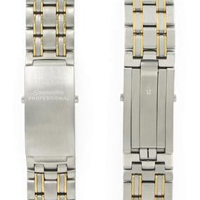 OMEGA Seamaster Quartz Bracelet 1504/826, 239.82.000 Steel/Gold Ref 020DA1504826, 7612882037963- Genuine OEM