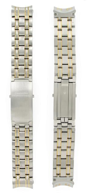 OMEGA Seamaster Quartz Bracelet 1504/826, 239.82.000 Steel/Gold Ref 020DA1504826, 7612882037963- Genuine OEM