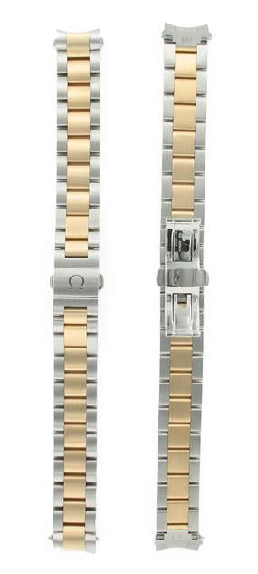 OMEGA Seamaster Aqua Terra 231.20.30.006.002 Bracelet 8798/987 Steel/Gold 14 mm Ref 020DB6587987, 7612882808846 – Genuine OEM