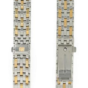 OMEGA De Ville 434.01.100 Bracelet 1509/836 Steel/Yellow Gold 19 mm Ref 020DE1509836, 7612882037024 – Genuine OEM