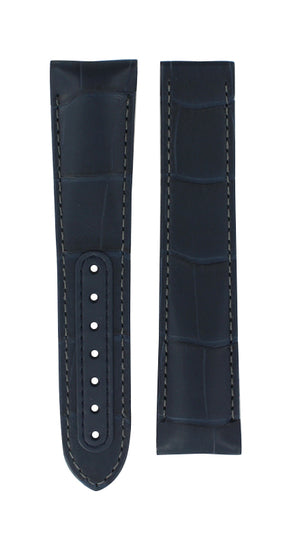 OMEGA Speedmaster 304.93.44.52.03.001 Alligator Blue strap Ref 032CUZ007281, 7613304184531 – Genuine OEM