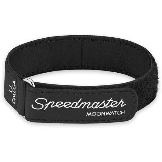 OMEGA NATO Velcro Synthetic Strap Black 20mm Ref 032CWZ011583, 7613304248431 – Genuine OEM