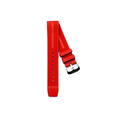 TAG Heuer Formula 1 F1 CAZ101AN BT0744-00 Standard length Red Rubber Strap with Buckle 21.5mm - Genuine OEM