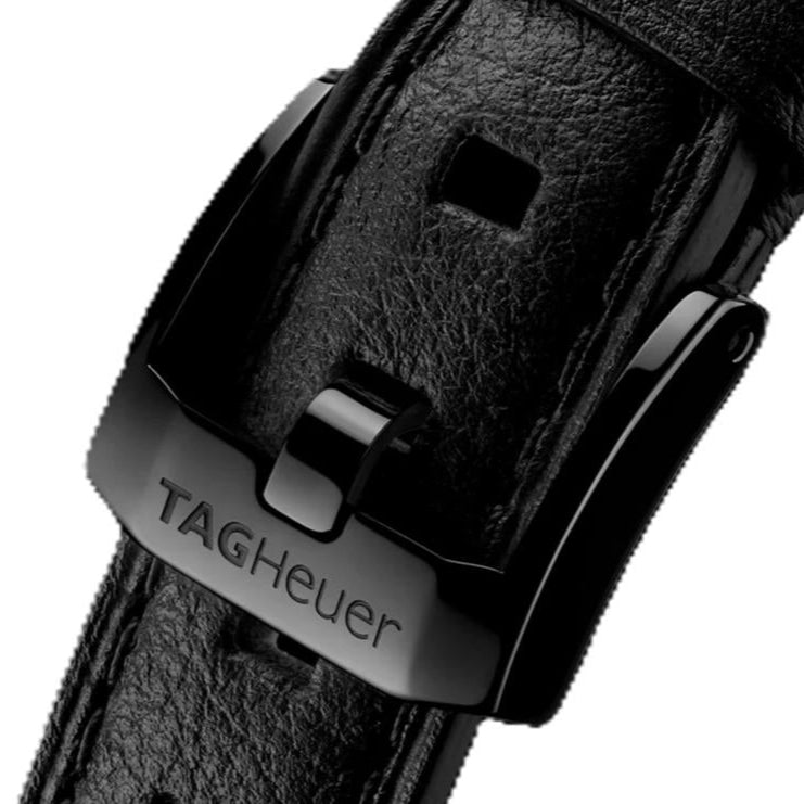 TAG Heuer FC1088 WBJ1314 Formula 1 Polished Black PVD steel Buckle 15mm- Genuine OEM