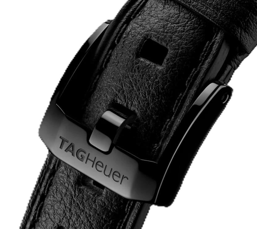 TAG Heuer FC1088 WBJ1314 Formula 1 Polished Black PVD steel Buckle 15mm- Genuine OEM