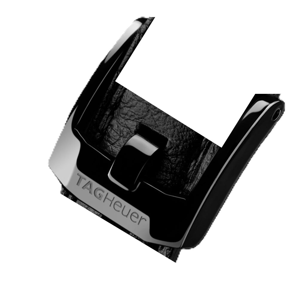 TAG Heuer FC1090 WBJ1414 Formula 1 Polished Black PVD steel Buckle 13mm- Genuine OEM