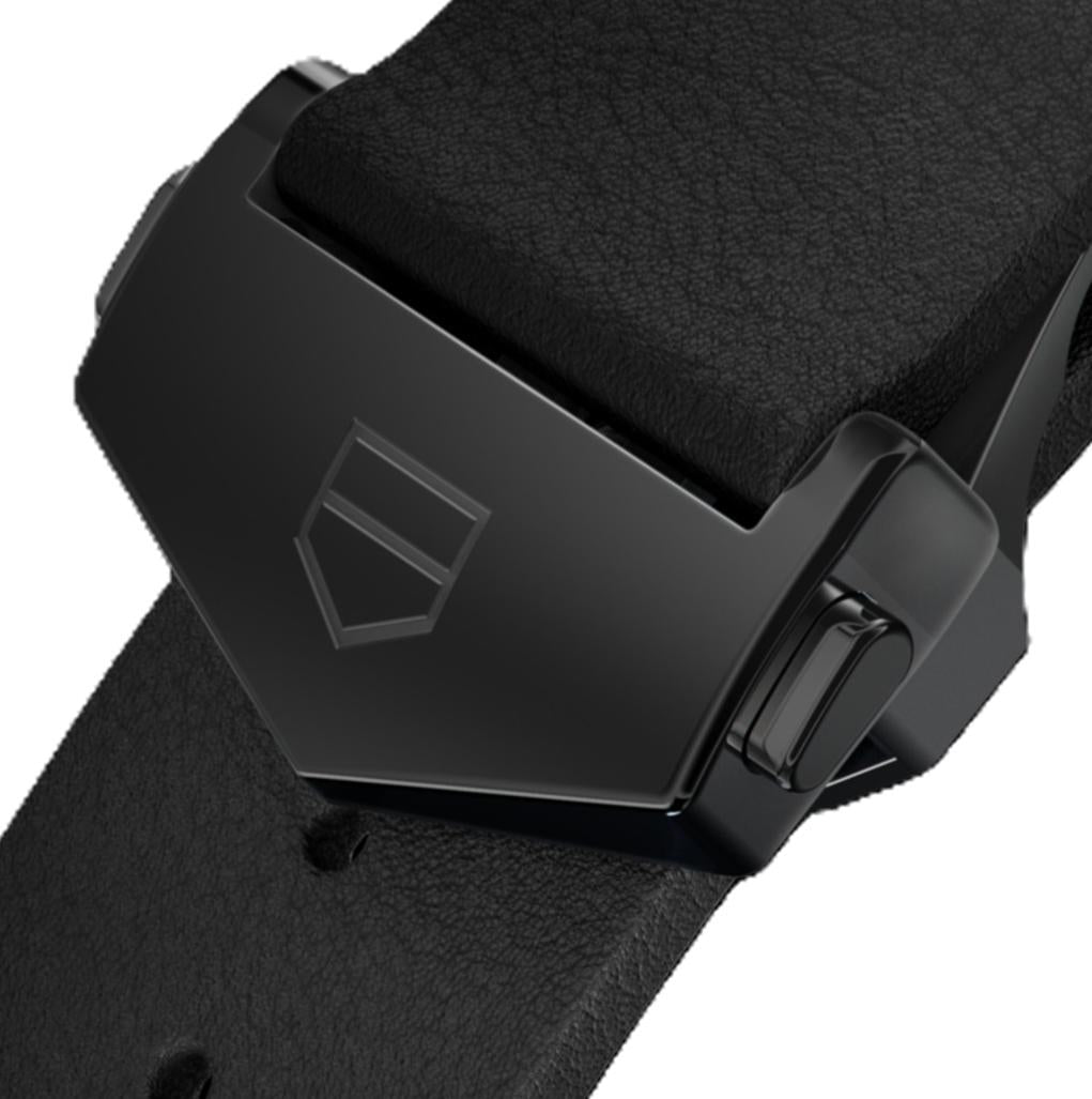 TAG Heuer FC1092 WBK1310 Carrera Polished Black PVD steel Buckle 16mm- Genuine OEM