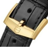 TAG Heuer FC1108 Carrera CBN2043 Satin finished polished Gold Buckle 20mm- Genuine OEM
